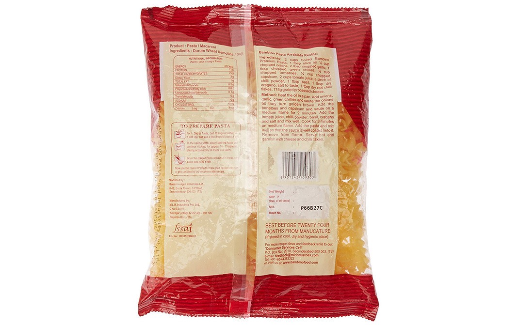 Bambino Premium Pasta    Pack  250 grams